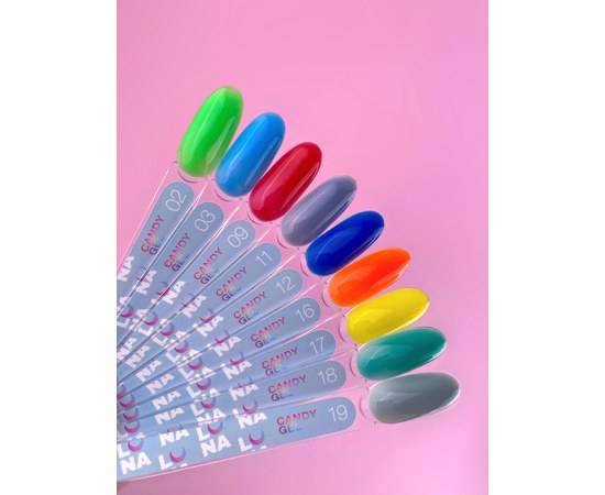 Изображение 2 Gel for nail extension LUNAMoon Candy Gel No. 17, 15 ml, Volume (ml, g): 15, Options: 17, Color: Yellow