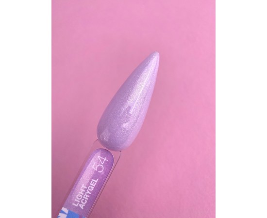 Изображение 3 Жидкий гель моделирующий для ногтей LUNAMoon Light Acrygel №54, 13 мл, Объем (мл, г): 13, Вариант: 54, Цвет: Фиолетовый