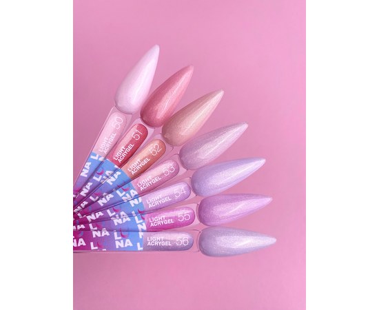 Изображение 2 Жидкий гель моделирующий для ногтей LUNAMoon Light Acrygel №50, 13 мл, Объем (мл, г): 13, Вариант: 50, Цвет: Розовый