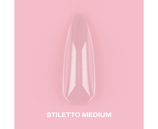 Зображення  Гелеві тіпси LUNAMoon Stiletto Medium Стилет (середні), 500 шт   