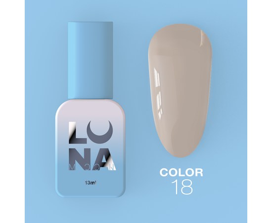 Изображение  Гель-лак LUNAMoon Color №18, 13 мл, Объем (мл, г): 13, Цвет №: 018