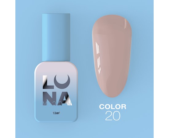 Изображение  Гель-лак LUNAMoon Color №20, 13 мл, Объем (мл, г): 13, Цвет: 020