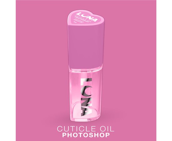 Изображение  LUNAMoon Photoshop Oil dry cuticle oil with strawberry aroma and cream, 5 ml, Aroma: Клубника со сливками, Volume (ml, g): 5