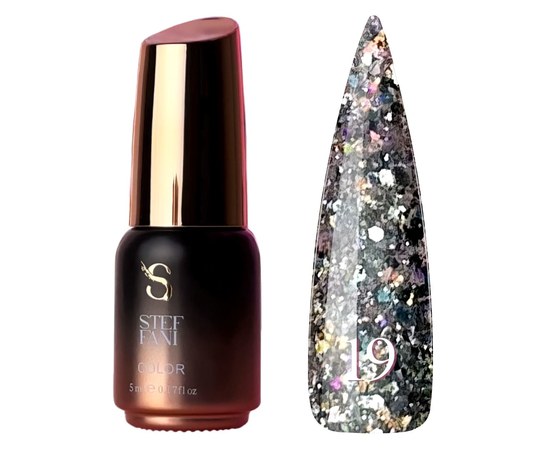 Изображение  Gel polish Steffani Color Gel polish No. 019, 5 ml, Volume (ml, g): 5, Color No.: 19