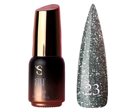 Изображение  Gel polish Steffani Color Gel polish No. 023, 5 ml, Volume (ml, g): 5, Color No.: 23