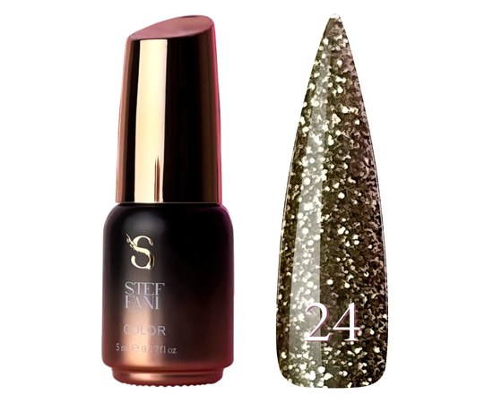 Изображение  Gel polish Steffani Color Gel polish No. 024, 5 ml, Volume (ml, g): 5, Color No.: 24