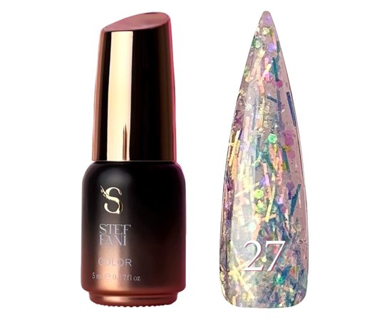 Изображение  Gel polish Steffani Color Gel polish No. 027, 5 ml, Volume (ml, g): 5, Color No.: 27