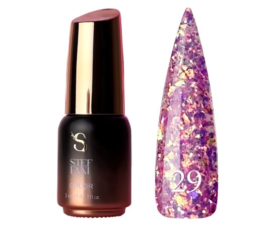 Изображение  Gel polish Steffani Color Gel polish No. 029, 5 ml, Volume (ml, g): 5, Color No.: 29