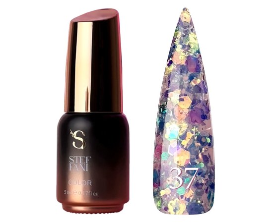 Изображение  Gel polish Steffani Color Gel polish No. 037, 5 ml, Volume (ml, g): 5, Color No.: 37