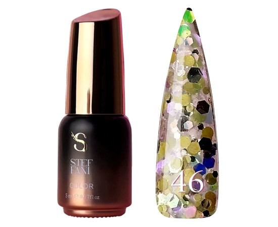 Изображение  Gel polish Steffani Color Gel polish No. 046, 5 ml, Volume (ml, g): 5, Color No.: 46