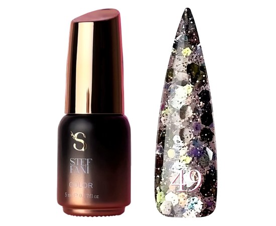 Изображение  Gel polish Steffani Color Gel polish No. 049, 5 ml, Volume (ml, g): 5, Color No.: 49