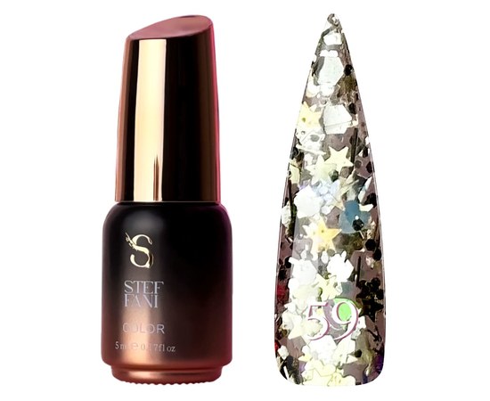 Изображение  Gel polish Steffani Color Gel polish No. 059, 5 ml, Volume (ml, g): 5, Color No.: 59