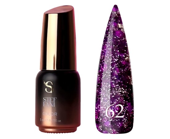 Изображение  Gel polish Steffani Color Gel polish No. 062, 5 ml, Volume (ml, g): 5, Color No.: 62