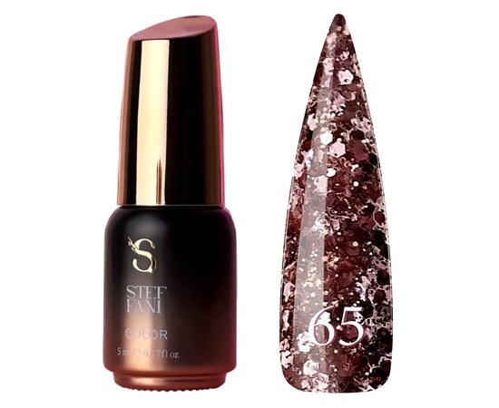 Изображение  Gel polish Steffani Color Gel polish No. 065, 5 ml, Volume (ml, g): 5, Color No.: 65