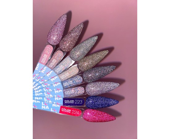 Изображение 5 Gel polish LUNAMoon Color Reflection No. 224, 13 ml, Volume (ml, g): 13, Options: 224
