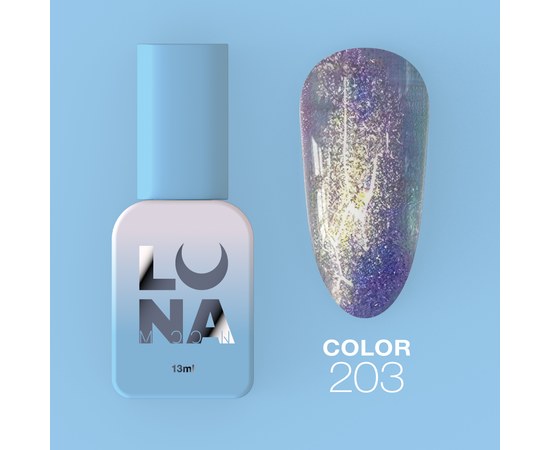 Изображение  Gel polish LUNAMoon Color No. 203, 13 ml, Volume (ml, g): 13, Color No.: 203