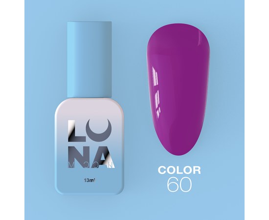 Изображение  Gel polish LUNAMoon Color No. 60, 13 ml, Volume (ml, g): 13, Color No.: 60
