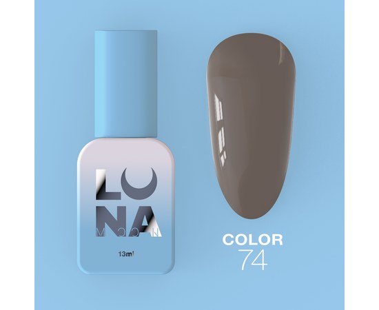 Изображение  Gel polish LUNAMoon Color No. 74, 13 ml, Volume (ml, g): 13, Color No.: 74