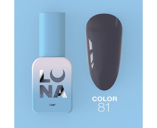 Изображение  Гель-лак LUNAMoon Color №81, 13 мл, Объем (мл, г): 13, Цвет: 081