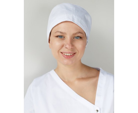 Изображение  Medical cap white, "WHITE COAT" 169-324-667, Color: white