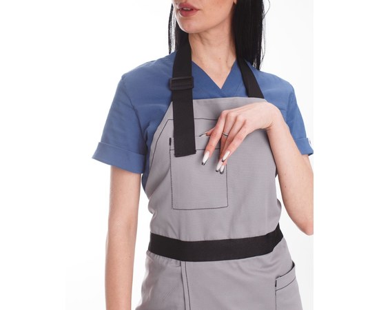 Изображение 7 Professional waterproof apron Florence gray, "WHITE COAT" 173-328-909