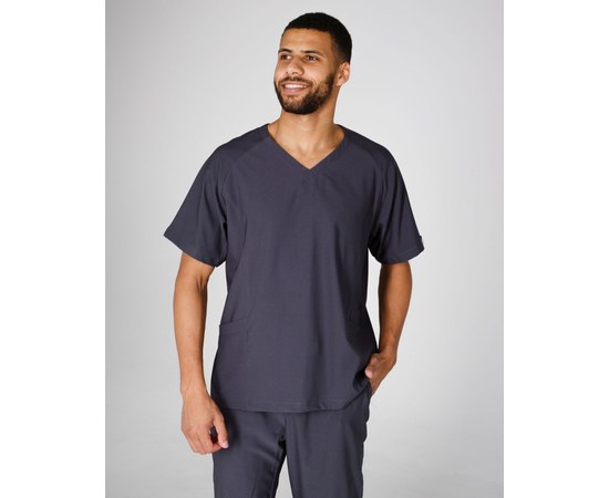 Зображення 4 Медичний костюм чоловічий Арізона графіт р. 56, "БІЛИЙ ХАЛАТ" 482-503-924, Розмір: 56, Колір: графіт