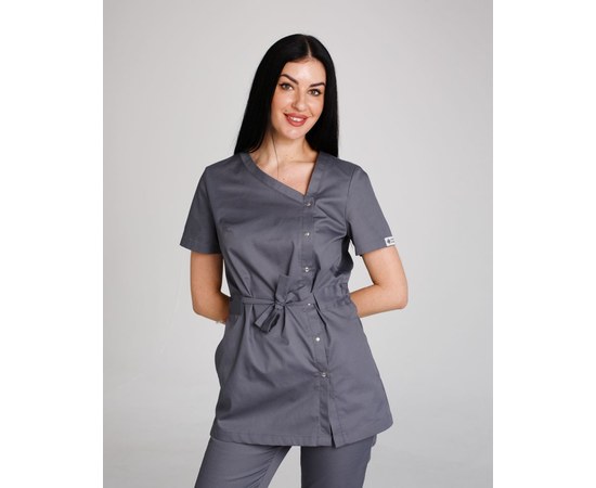 Изображение 3 Medical women's suit Naomi dark gray s. 44, "WHITE COAT" 331-408-679, Size: 44, Color: dark grey