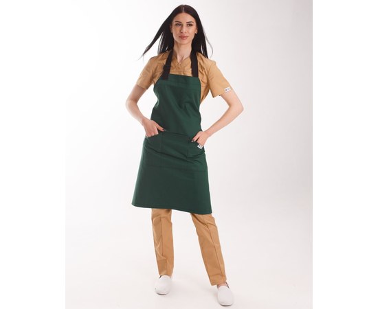 Изображение  Professional waterproof apron Verona green, "WHITE COAT" 173-350-916