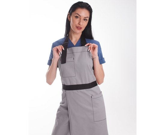 Изображение 5 Professional waterproof apron Florence gray, "WHITE COAT" 173-328-909