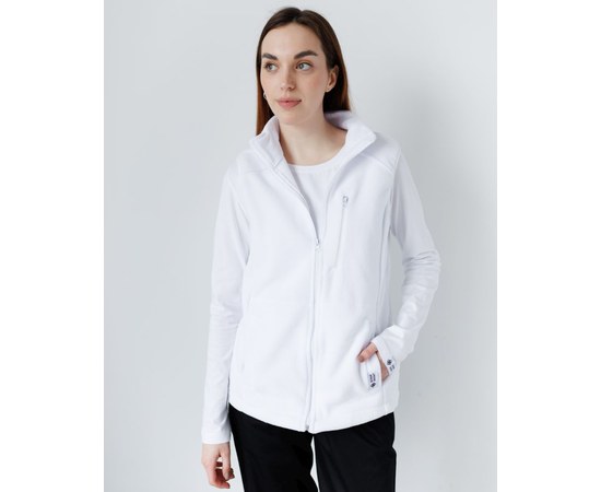 Изображение  Medical fleece vest Canada white (unisex) s. 48-50, "WHITE COAT" 368-324-881, Size: 48-50, Color: white