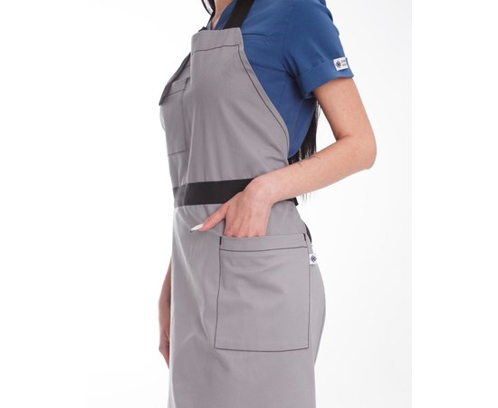Изображение 6 Professional waterproof apron Florence gray, "WHITE COAT" 173-328-909
