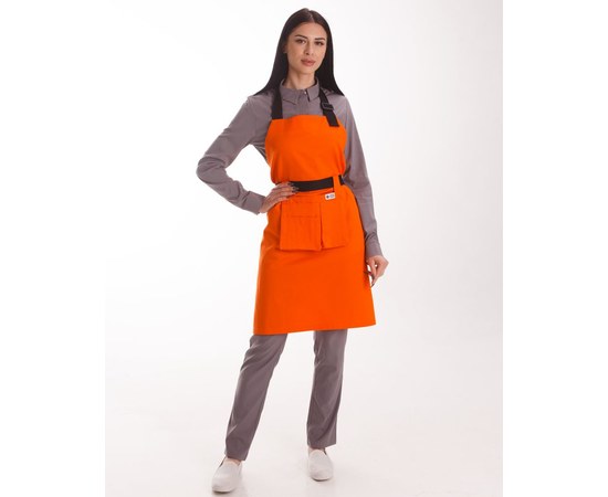 Изображение  Professional waterproof apron Rimini orange, "WHITE COAT" 173-498-911