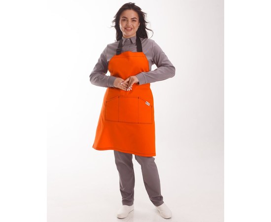 Изображение  Professional waterproof apron Verona orange, "WHITE COAT" 173-498-909