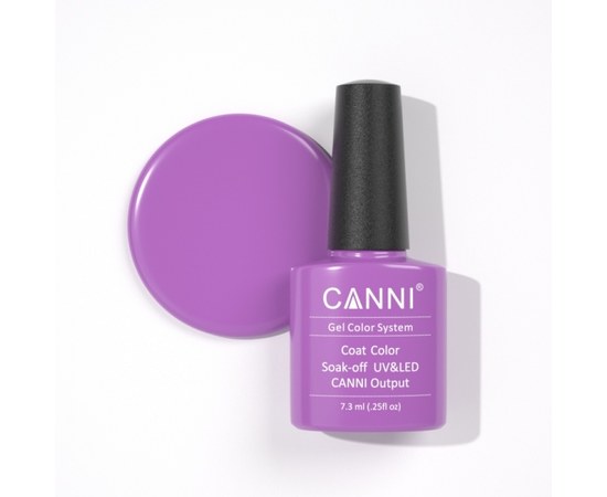 Изображение  Gel polish CANNI 031 light lilac, 7.3 ml, Volume (ml, g): 44992, Color No.: 31