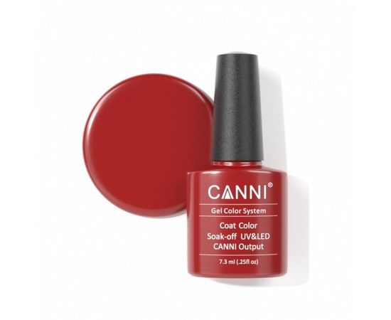 Изображение  Gel polish CANNI 053 dark red, 7.3 ml, Volume (ml, g): 44992, Color No.: 53