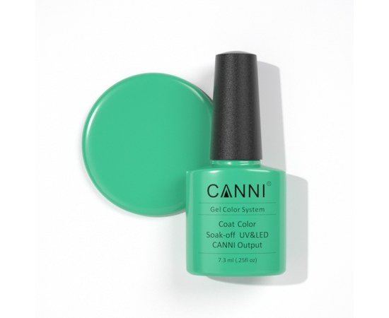 Изображение  Gel polish CANNI 159 bright mint, 7.3 ml, Volume (ml, g): 44992, Color No.: 159
