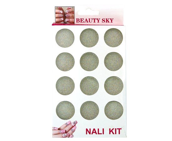 Зображення  Бульонки для декору нігтів Beauty Sky Nail Kit 12 шт