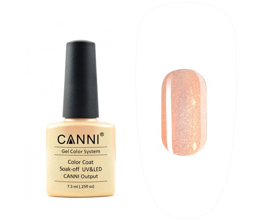 Изображение  Gel polish for nails CANNI 7.3 ml № 195 cream with microshine