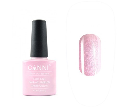 Изображение  Gel polish for nails CANNI 7.3 ml No. 198 soft pink mother-of-pearl