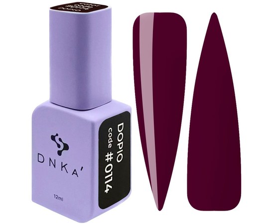 Изображение  Gel nail polish DNKa Color No. 0114 Dopio, 12 ml, Volume (ml, g): 12, Color No.: 0114