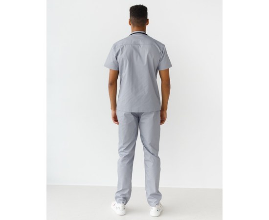 Изображение 2 Medical suit for men Boston gray s. 62, "WHITE COAT" 485-328-679, Size: 62, Color: grey