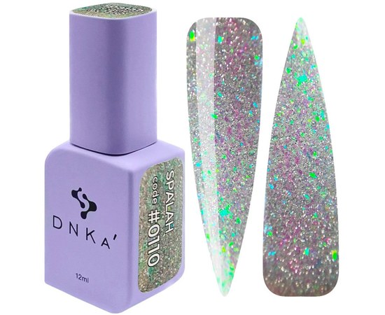 Изображение  Reflective nail gel polish DNKa Spalah No. 0110, 12 ml, Volume (ml, g): 12, Color No.: 0110