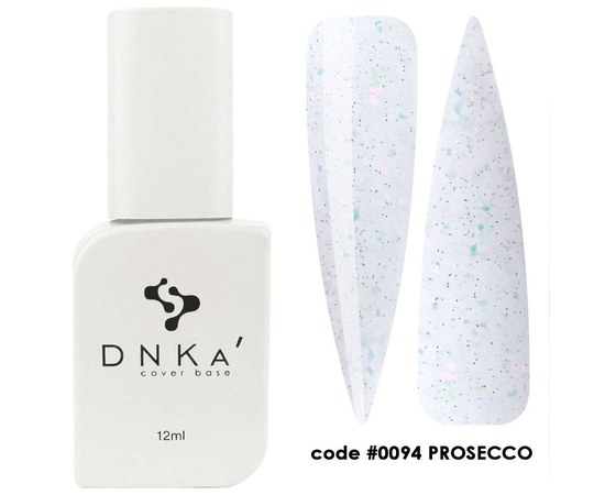Изображение  Camouflage base for gel polish DNKa Cover Base No. 0094 Prosecco, 12 ml, Volume (ml, g): 12, Color No.: 0094