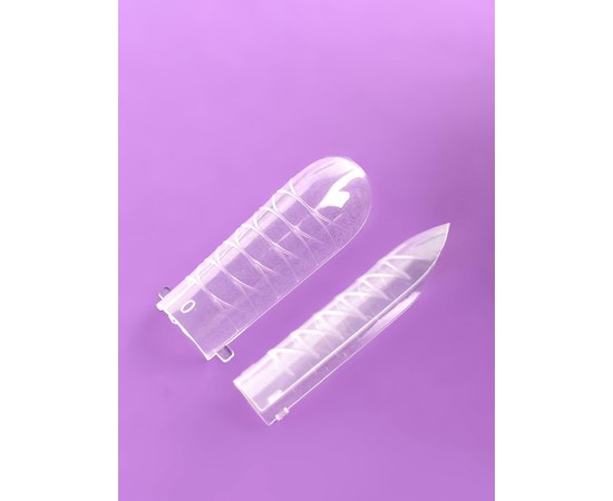 Изображение 2 Верхние формы для наращивания ногтей квадрат DNKa Top Nail Forms Square, 120 шт