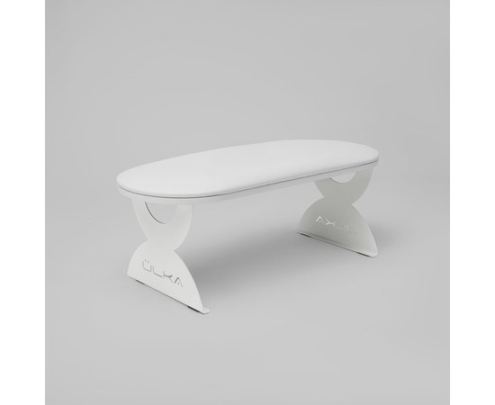 Изображение  ÜLKA armrest with metal legs, white
