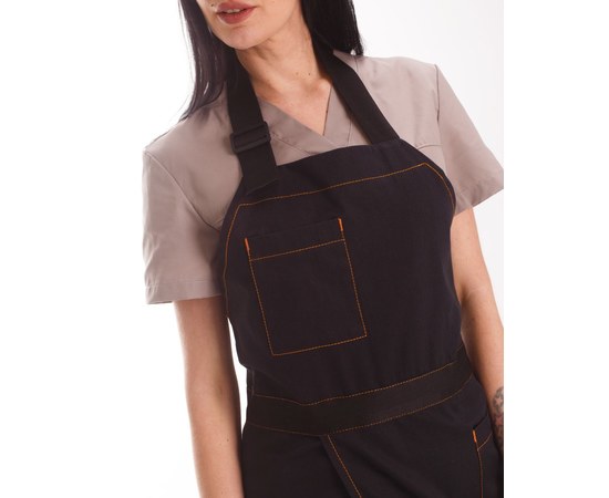 Изображение 3 Professional waterproof apron Florence black, "WHITE COAT" 173-321-909