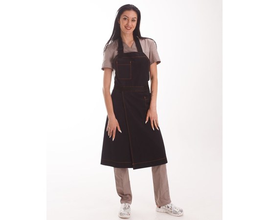 Изображение 2 Professional waterproof apron Florence black, "WHITE COAT" 173-321-909