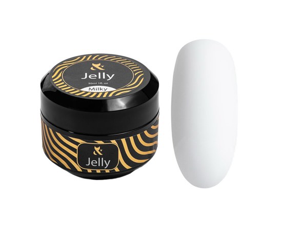Изображение  Construction gel for nails F.O.X Builder Gel Jelly Milky, 30 ml, Volume (ml, g): 30, Color No.: milky