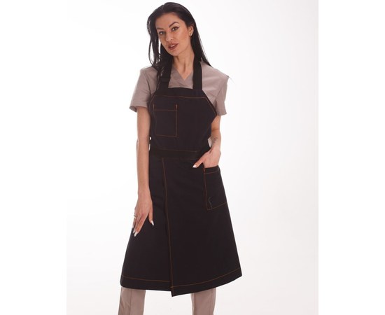 Изображение 6 Professional waterproof apron Florence black, "WHITE COAT" 173-321-909