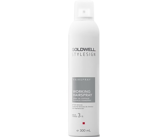 Зображення  Спрей для середньої фіксації з блиском Goldwell Stylesign Working Hairspray, 300 мл